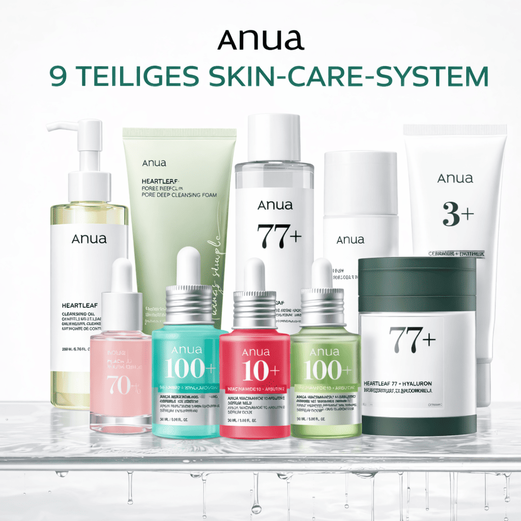 9-teiliges Komplettes Hautpflege-Set